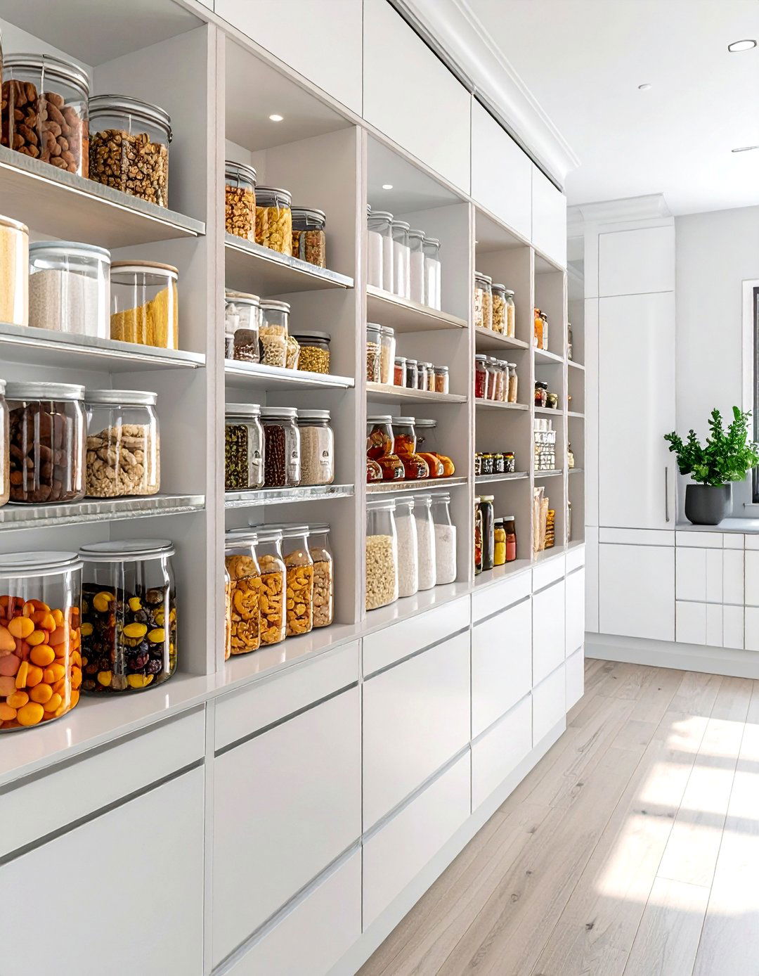 Pantry zones organization - 30 reach-in pantry kitchen ideas