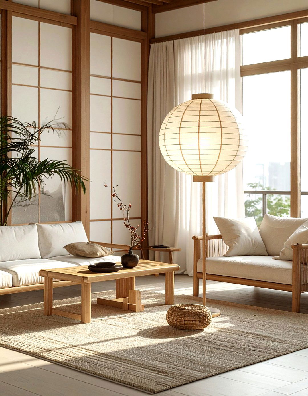 Paper Lantern Floor Lamp Living Room - 30 living room lamp ideas