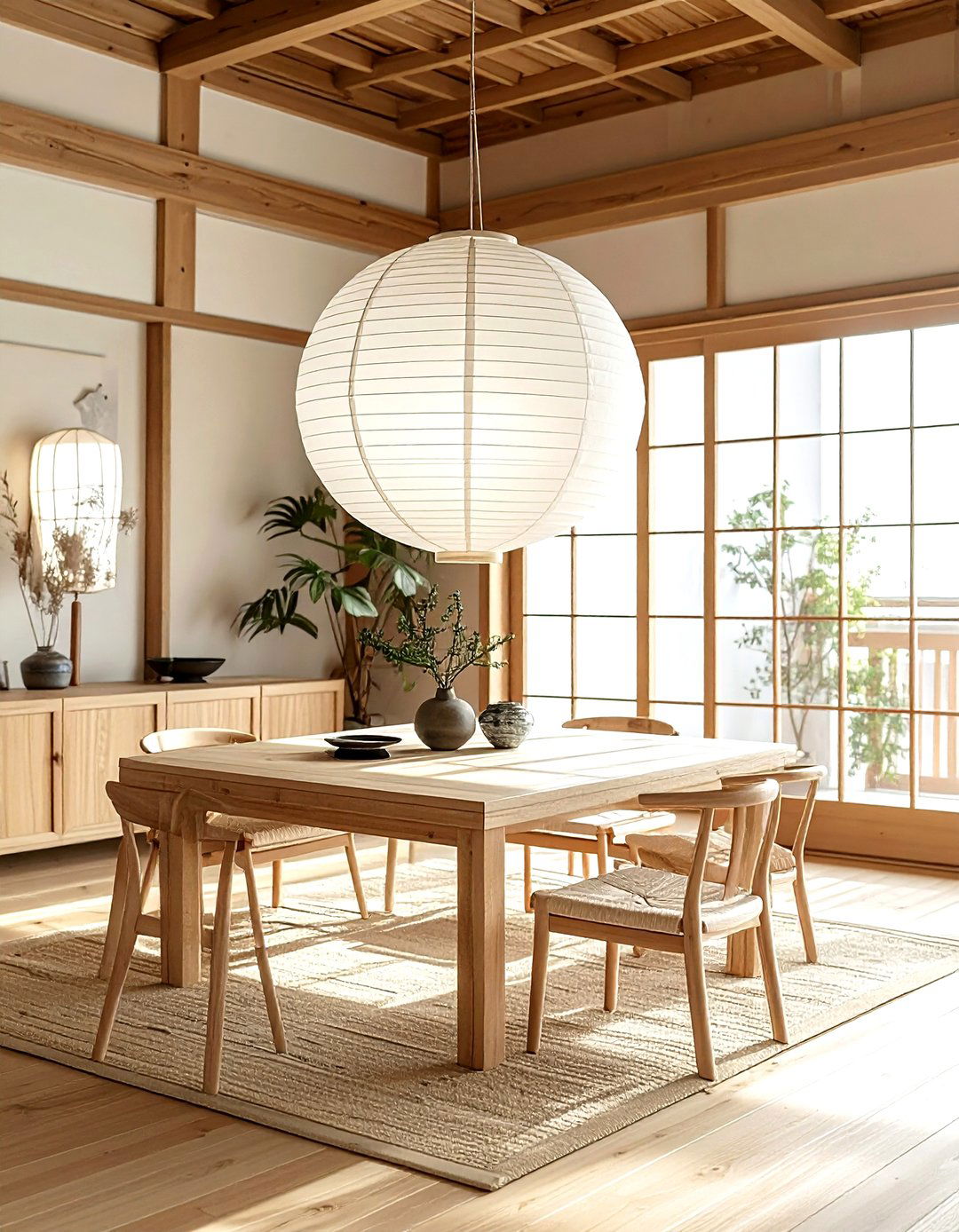 Paper Lantern Light - 30 dining room task lighting ideas