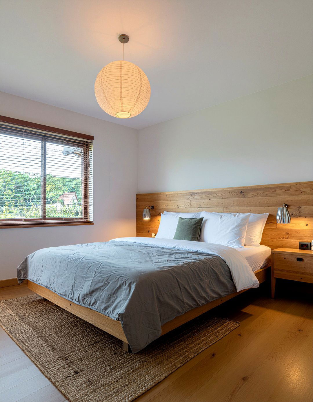 Paper Lantern Lighting - 30 zen bedroom ideas