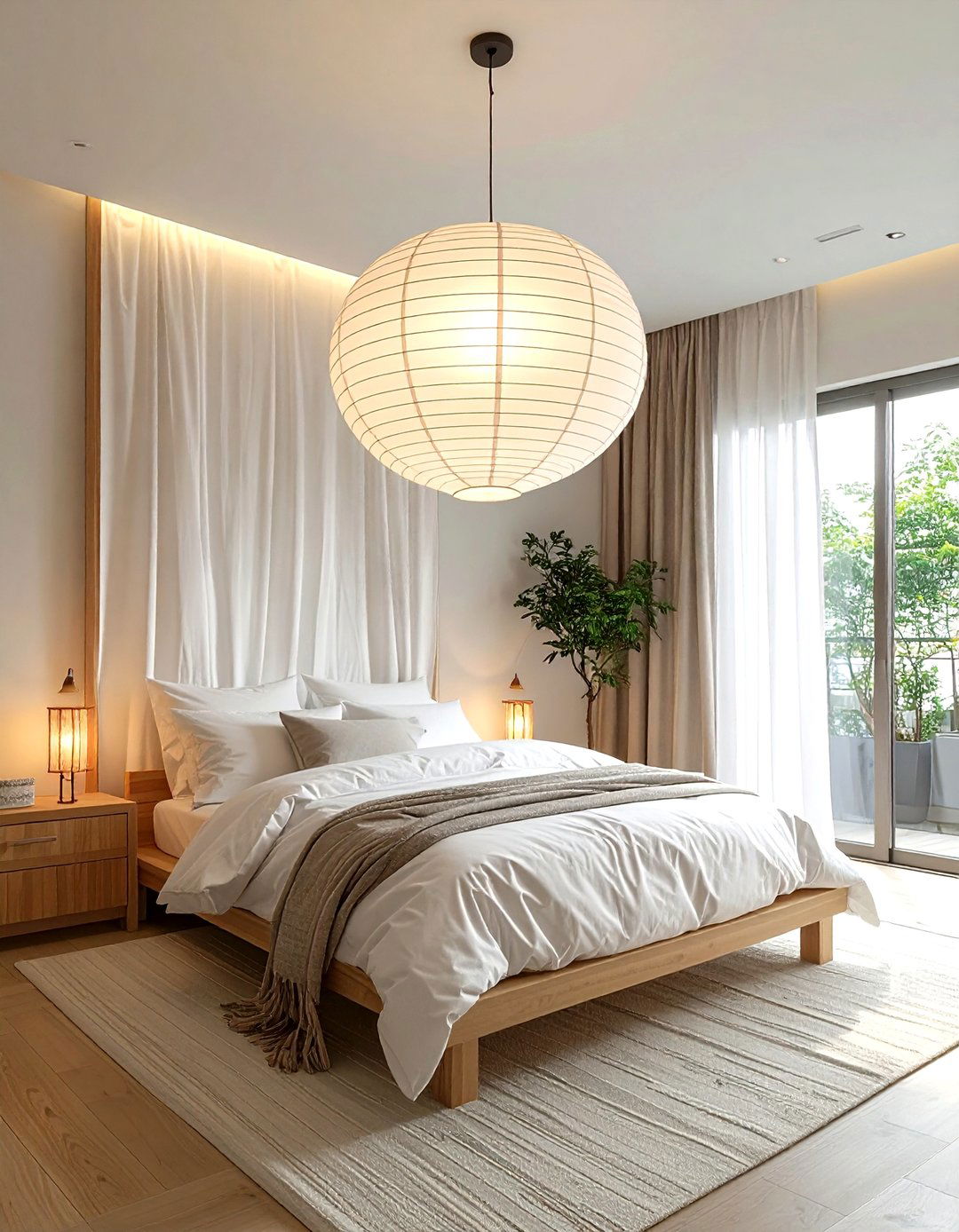 Paper Lantern Pendant Light - 30 pendant light ideas