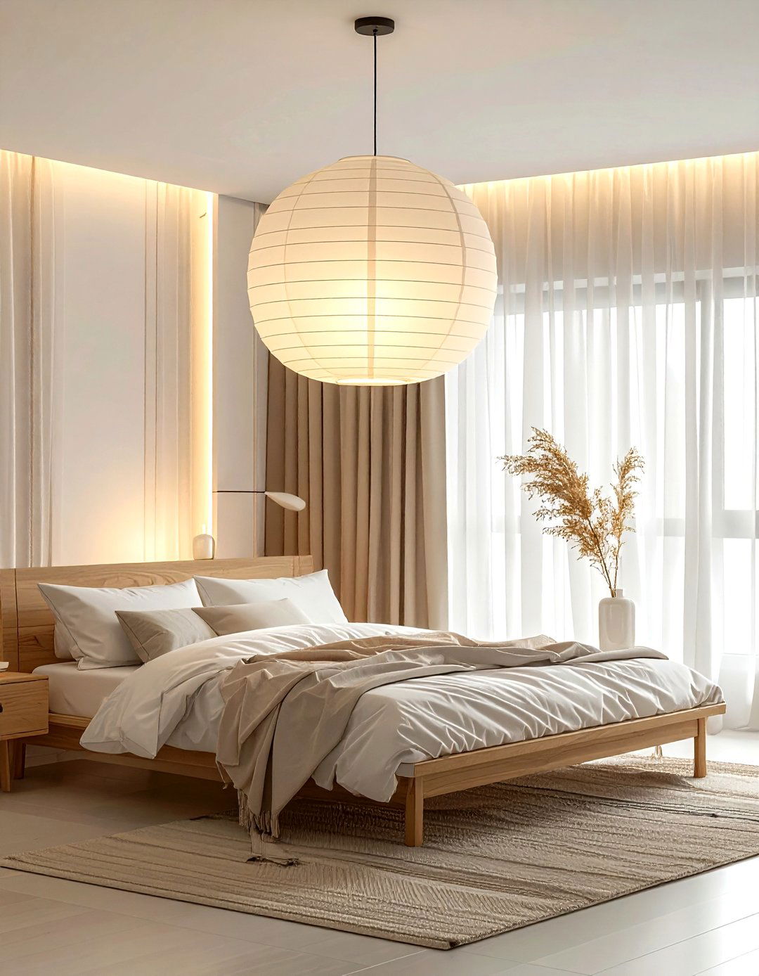 Paper lantern light - 30 lighting decor ideas