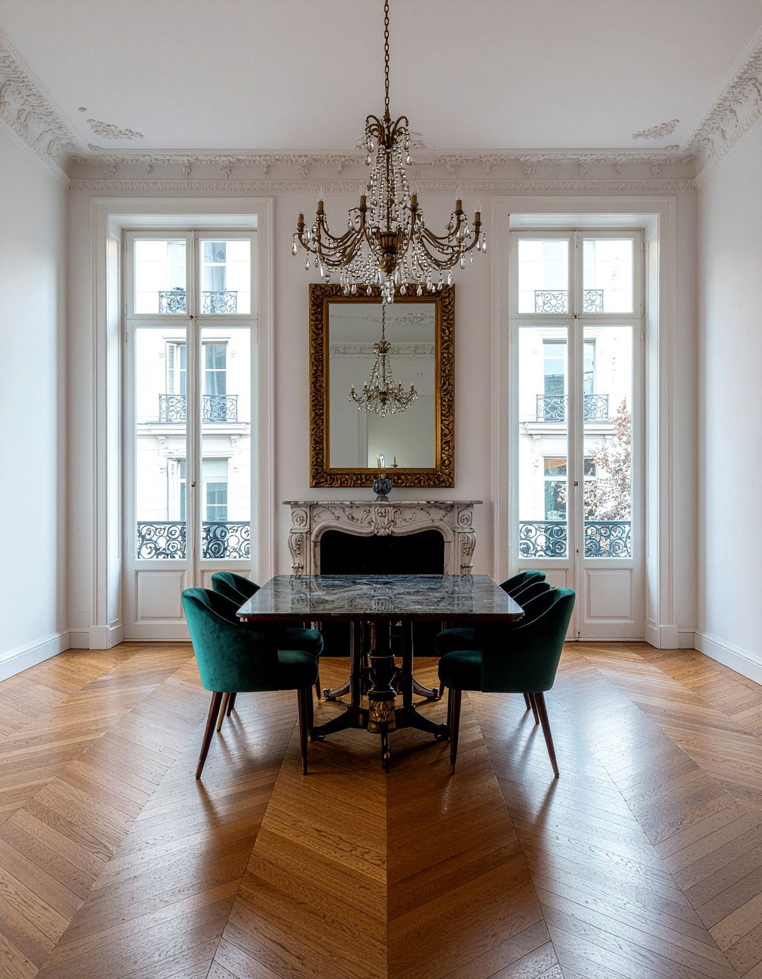 Parisian Apartment Dining Room - 30 European inspired dining room ideas