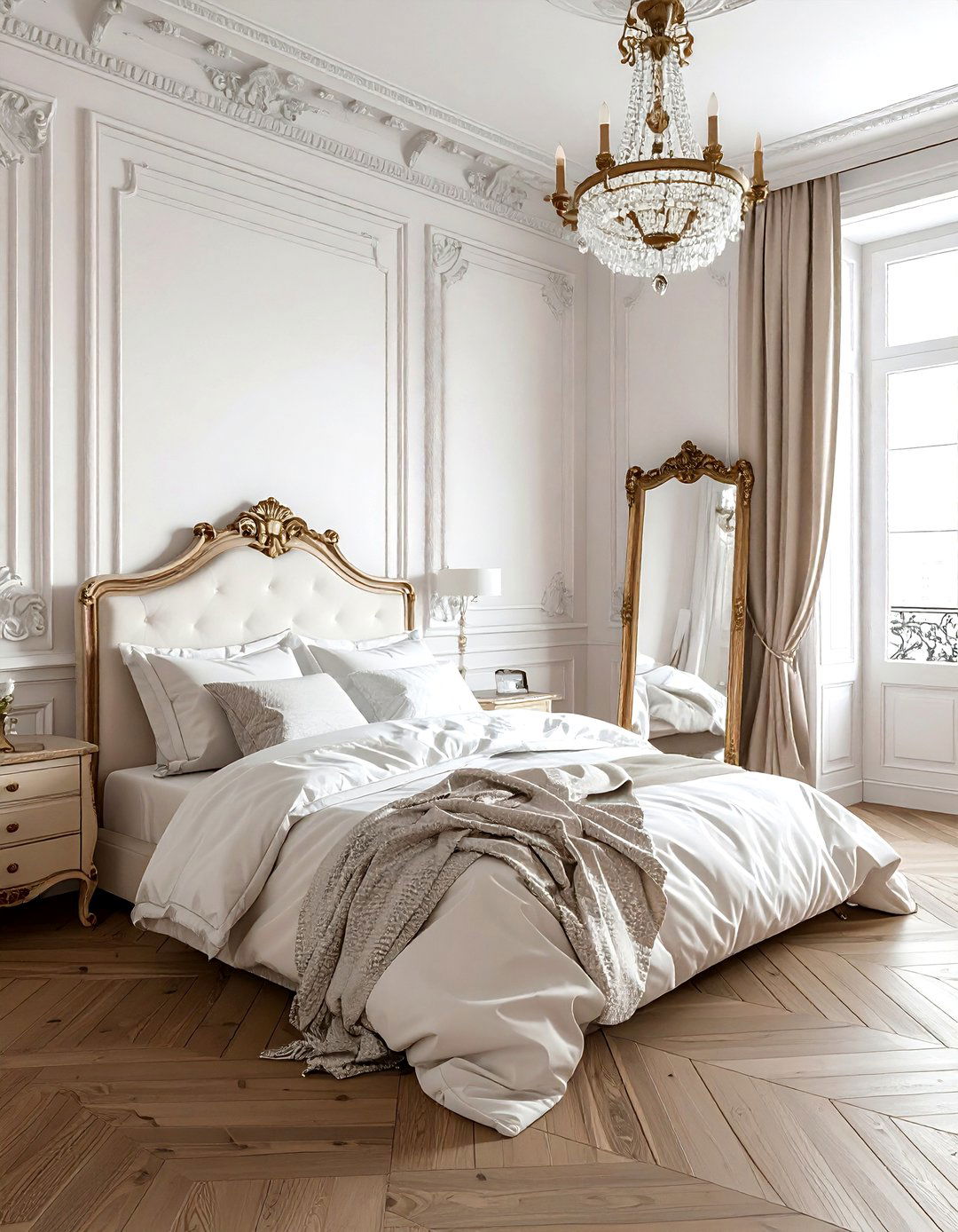 Parisian Style Bedroom - 30 elegant bedroom ideas