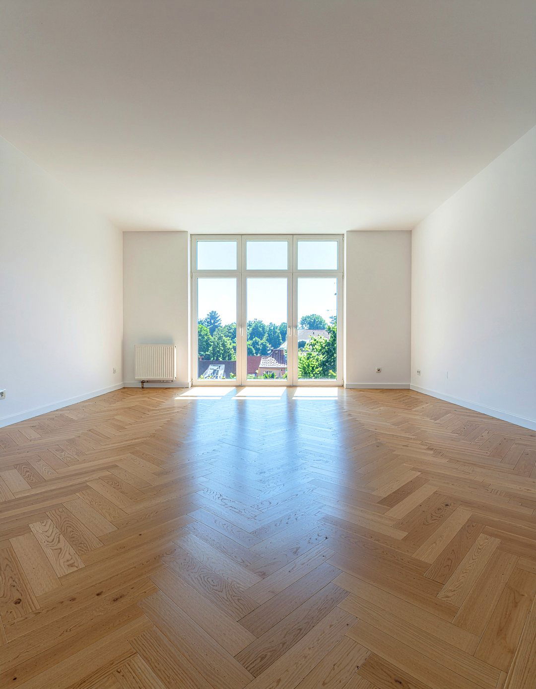 Parquetry wood floor - 30 living room Regency furniture ideas