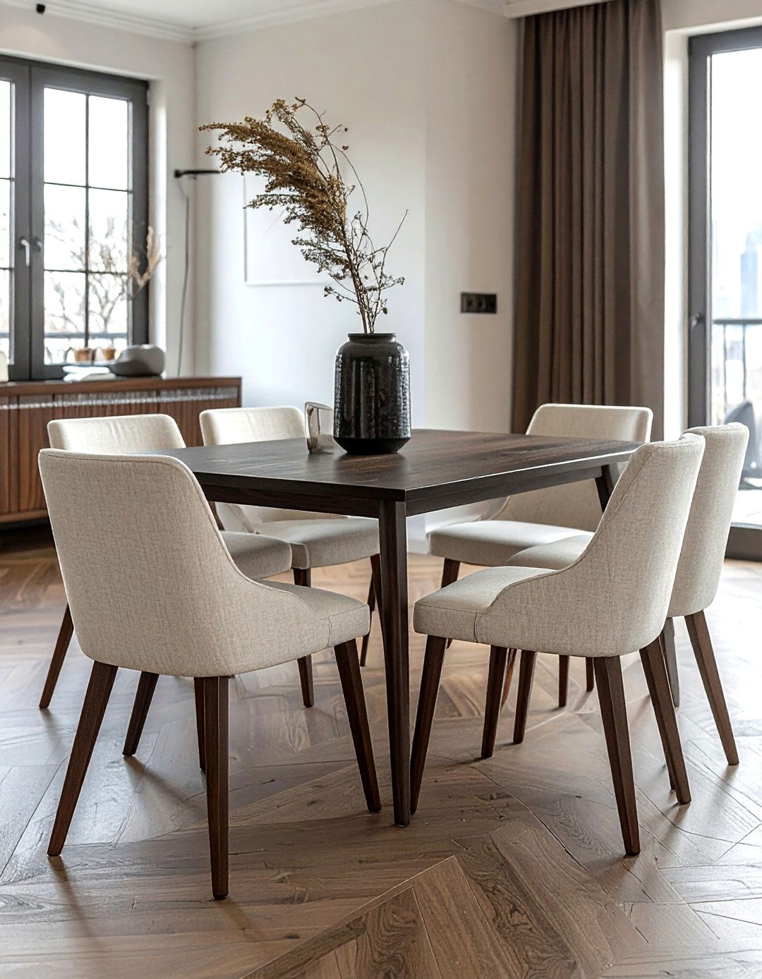 Parsons Dining Chair Set - 30 dining room furniture ideas