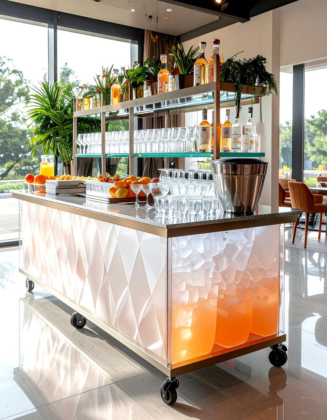 Party bar cart - 30 bar cart styling ideas