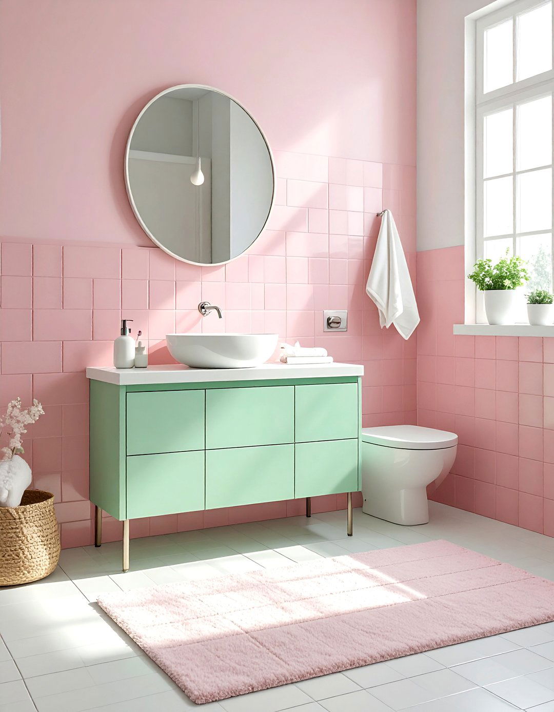 Pastel Bathroom - 30 unique bathroom ideas