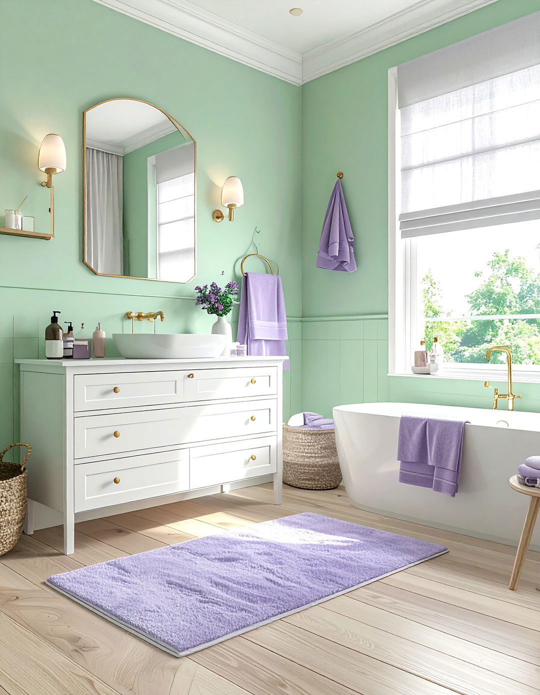 Pastel Bathroom Color - 30 teen bathroom ideas