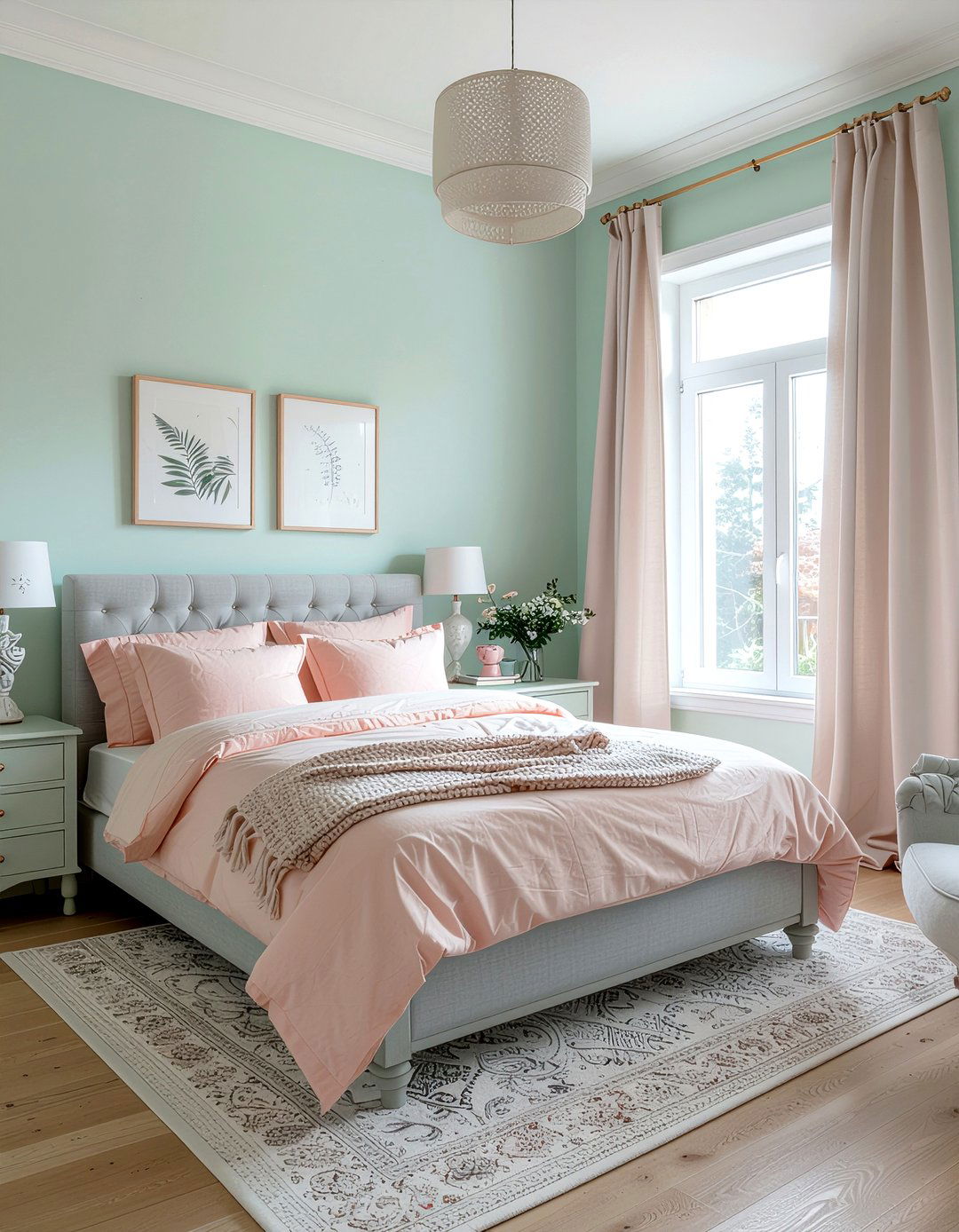 Pastel Bedroom - 30 peaceful bedroom ideas