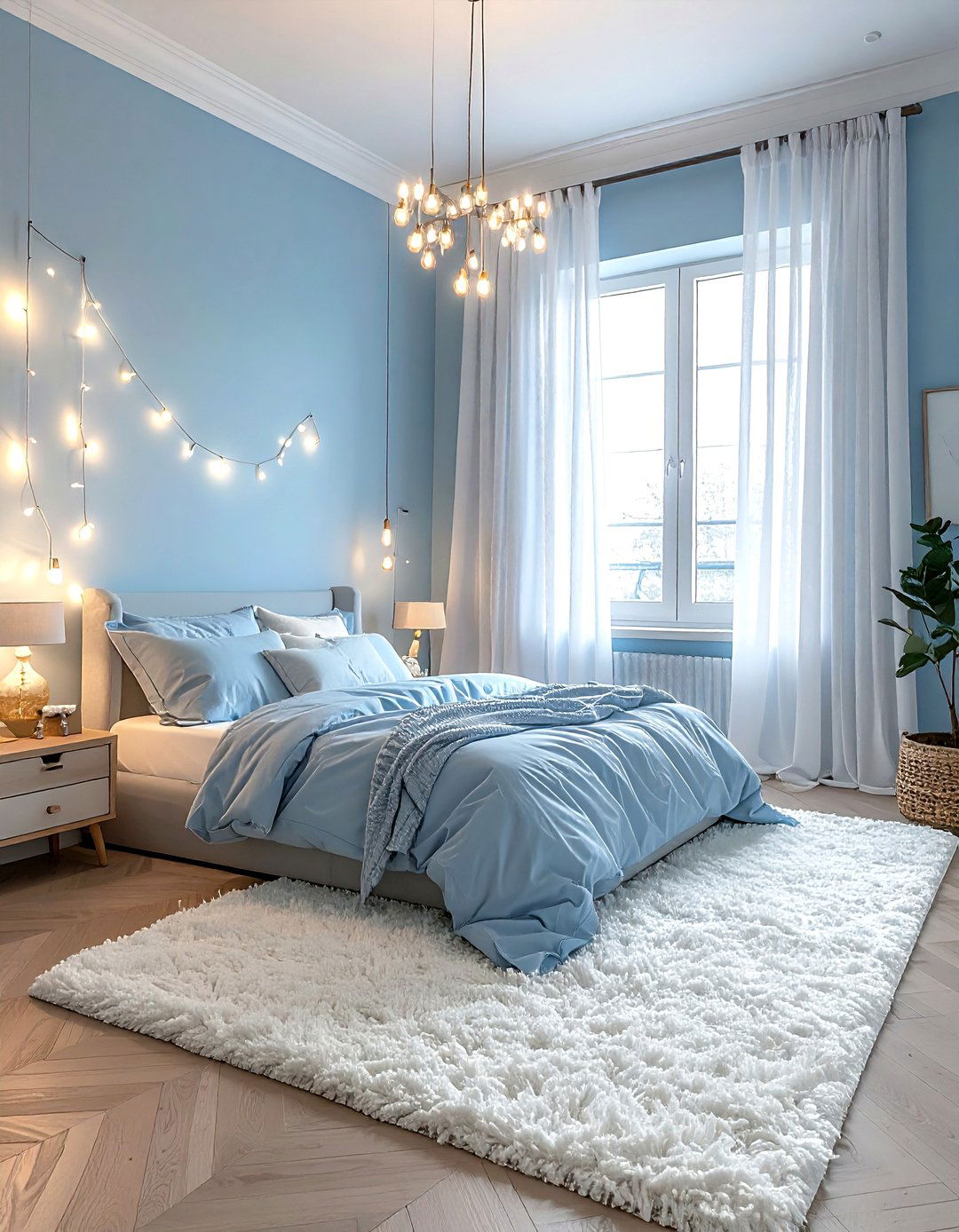 Pastel Blue Aesthetic Bedroom - 30 blue bedroom design ideas
