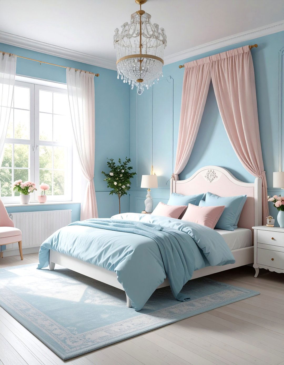 Pastel Blue Bedroom - 30 contemporary blue bedroom ideas