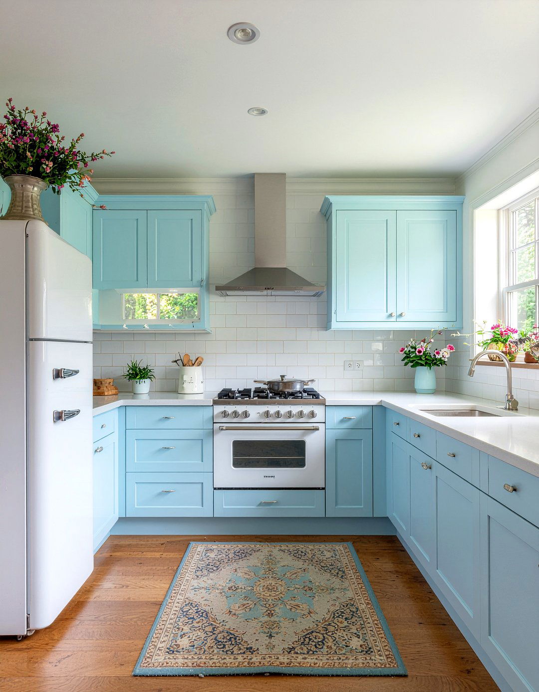 Pastel Blue Kitchen - 30 blue kitchen ideas