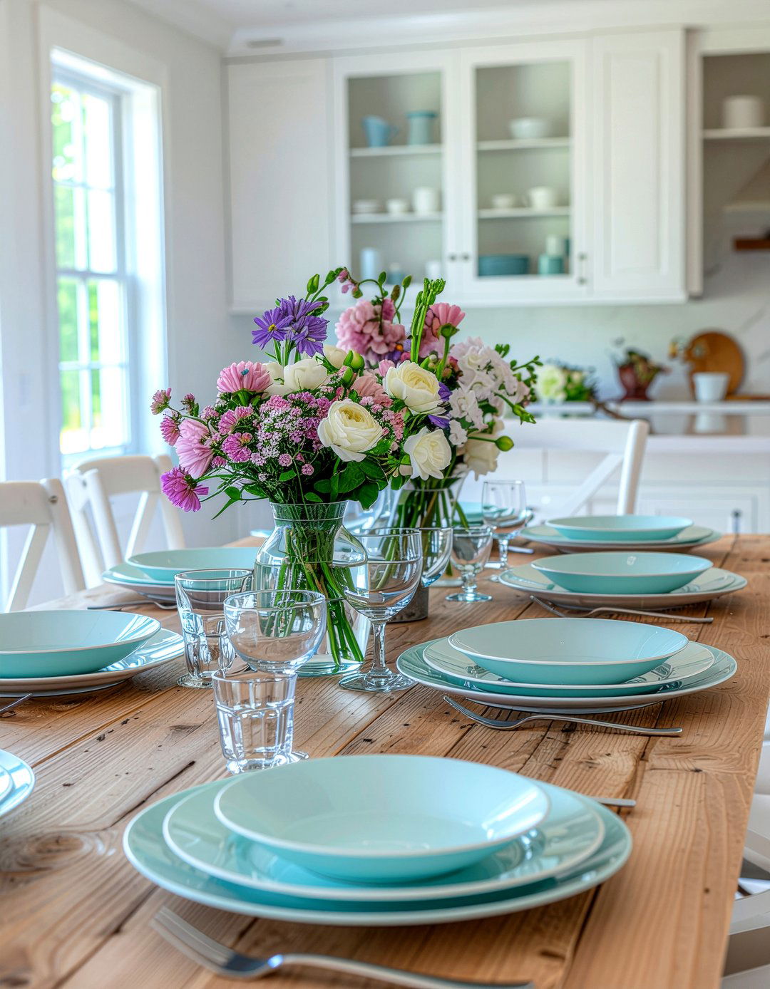 Pastel Colored Dishes - 30 dinnerware dining room ideas