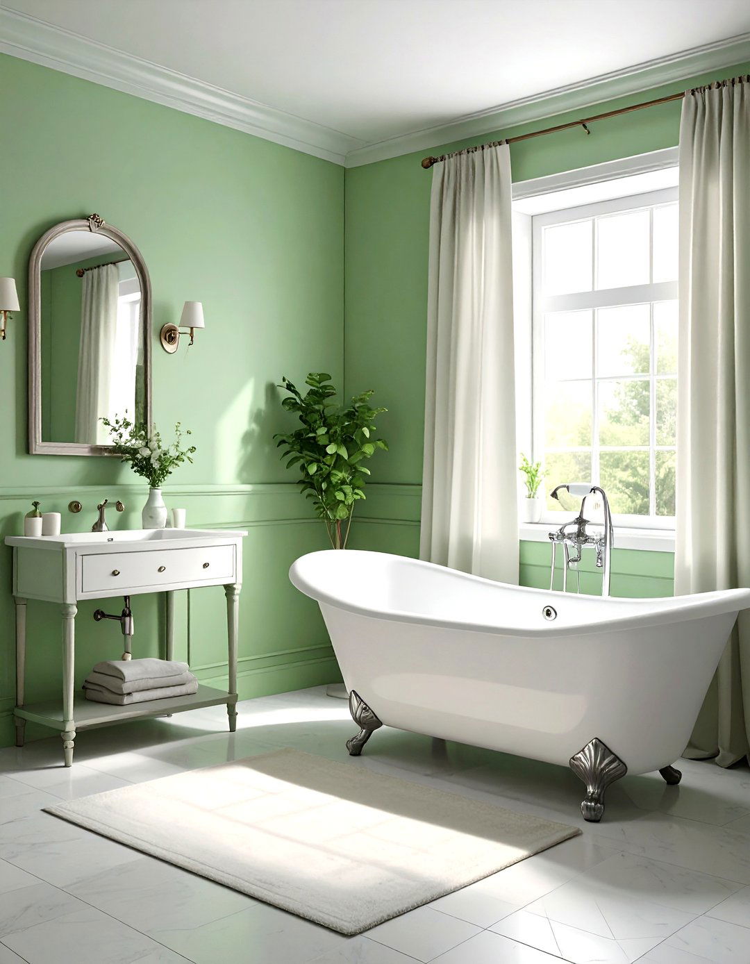 Pastel Green Bathroom - 30 green bathroom decor ideas