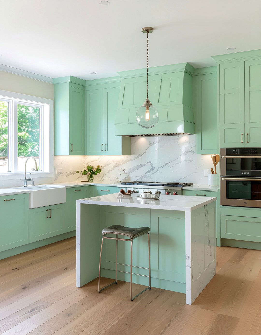 Pastel Green Kitchen - 30 green kitchen design ideas