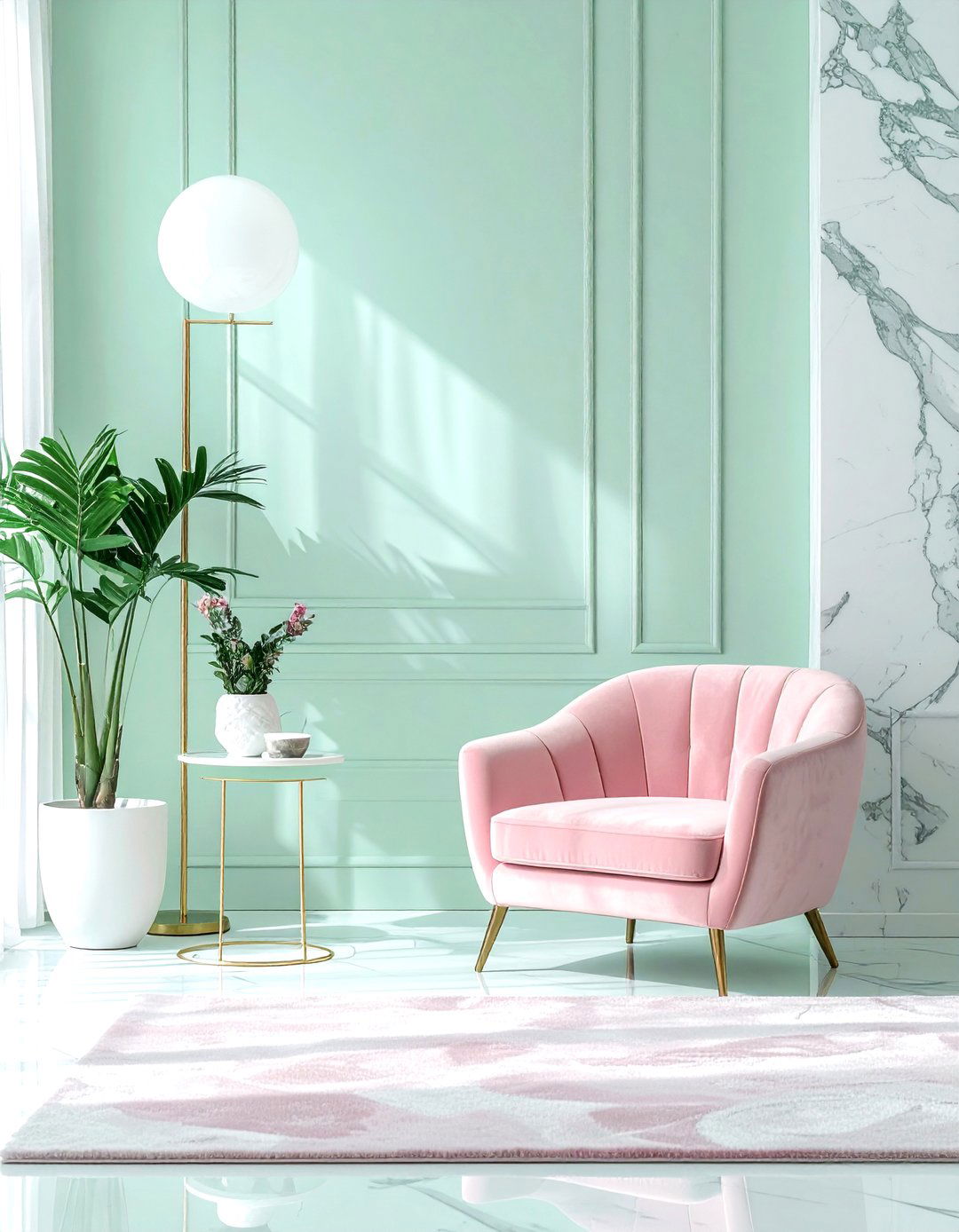 Pastel Living Room - 30 bright living room ideas