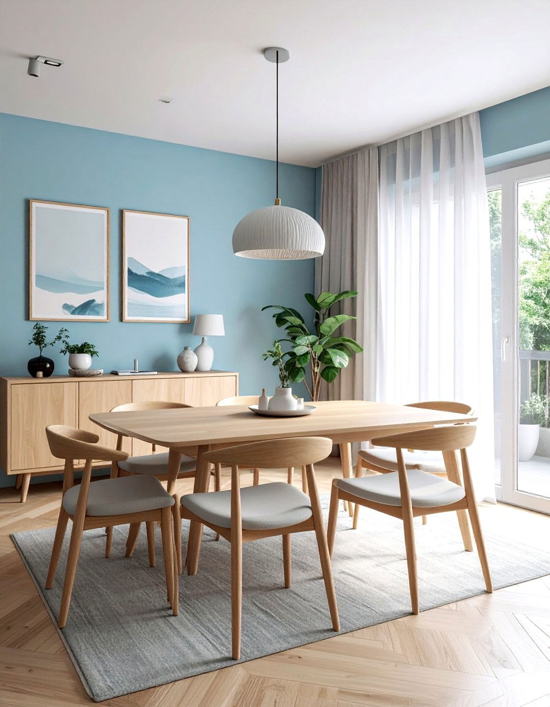 Pastel Minimalist Dining Room - 30 pastel dining room ideas
