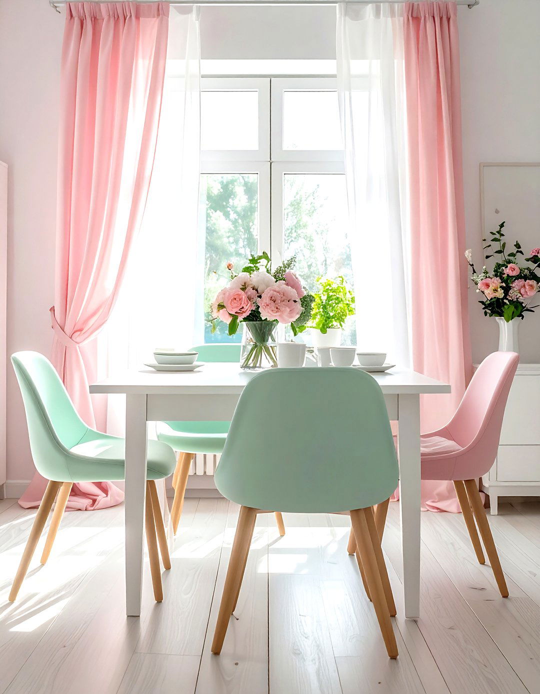 Pastel Toned Dining Room - 30 Los Angeles dining room ideas