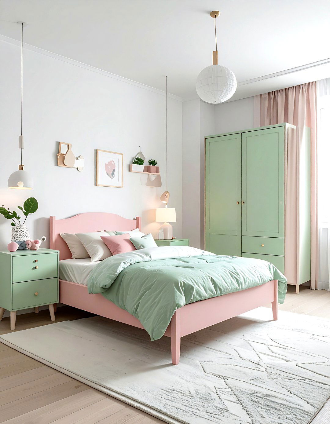 Pastel bedroom furniture - 30 children's room decor ideas