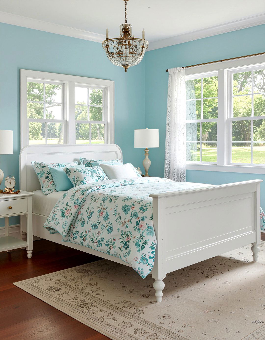 Pastel blue bedroom - 30 bedroom blue walls