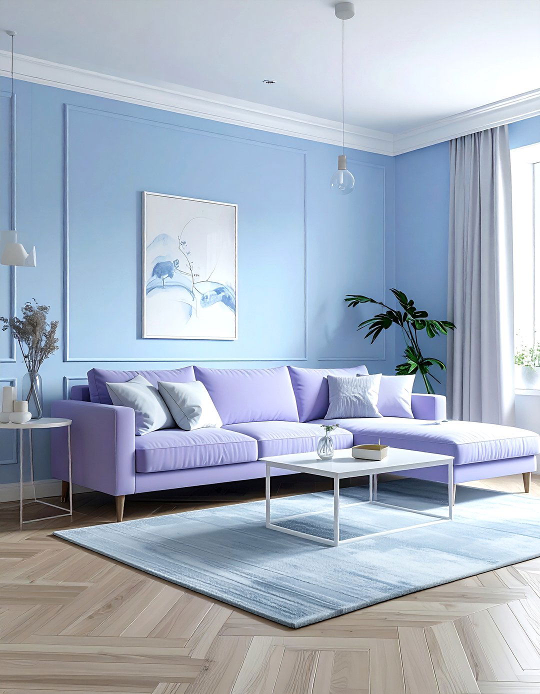 Pastel blue living room - 30 contemporary blue living room ideas