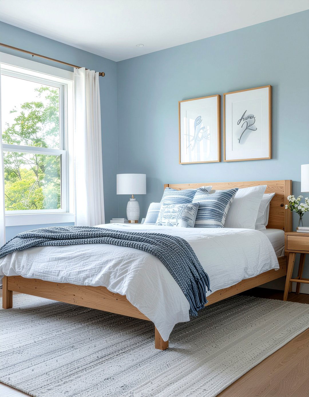 Pastel blue room - 30 tween bedroom ideas