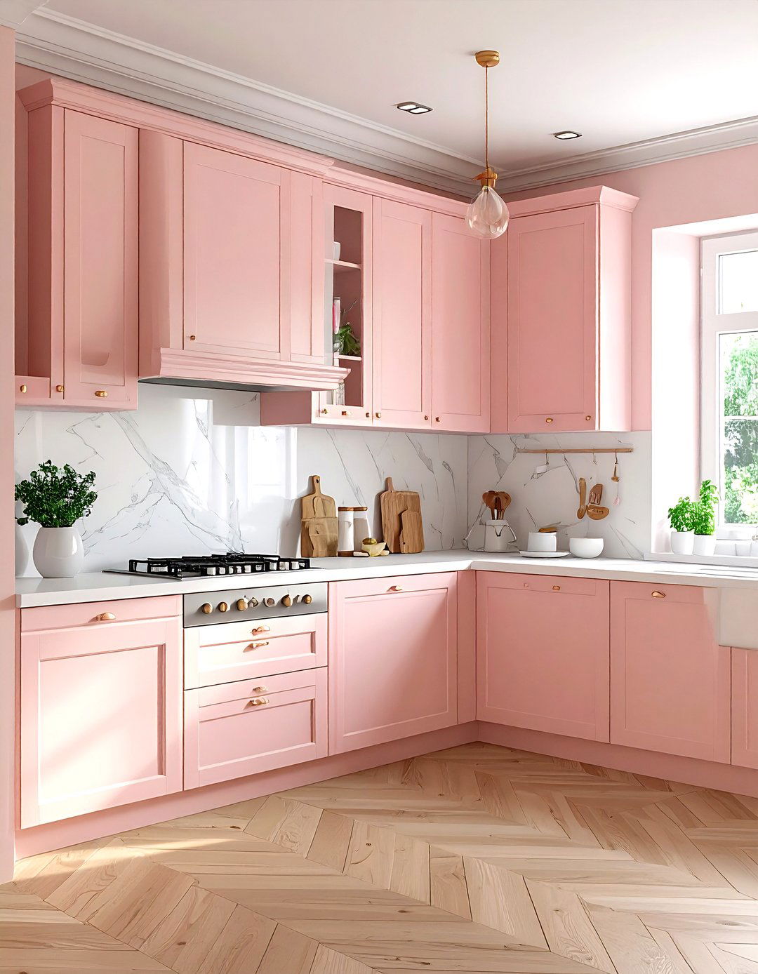 Pastel color kitchen - 30 Scandinavian kitchen ideas