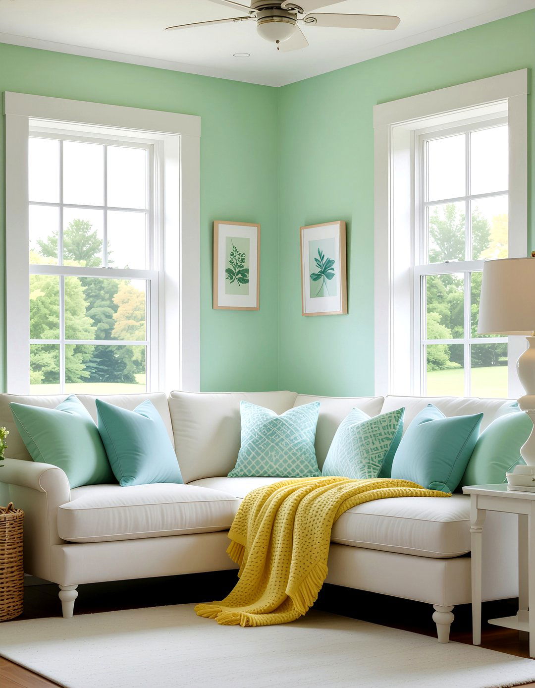 Pastel cottage living room - 30 cottage living room ideas