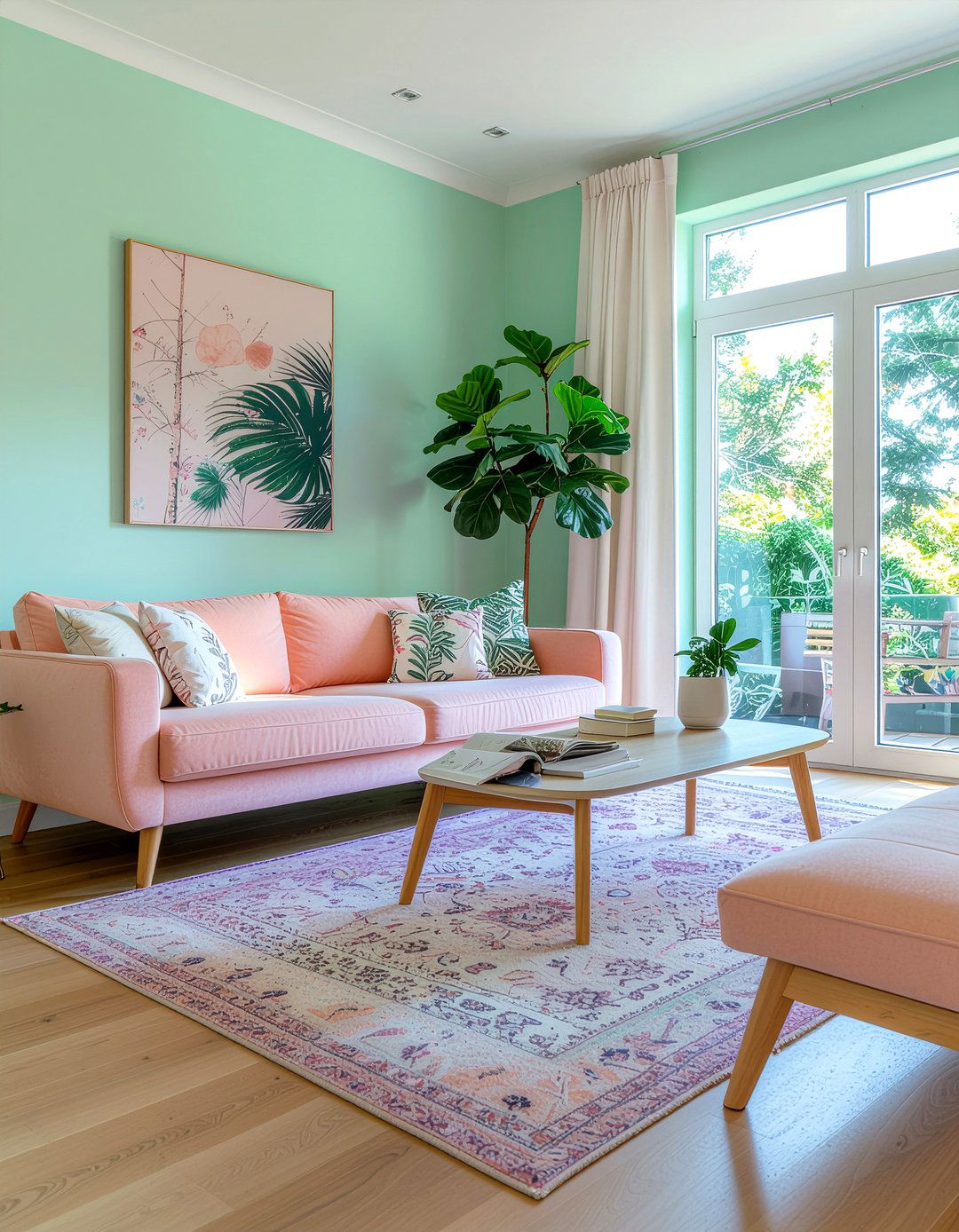 Pastel living room decor - 30 colorful living room ideas
