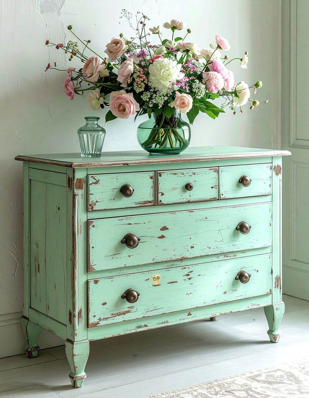 Pastel painted furniture - 30 cottage home decor ideas