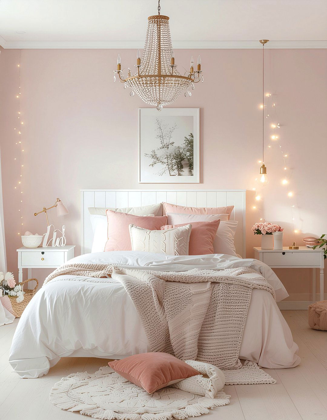 Pastel pink room - 30 teenage girl bedroom ideas