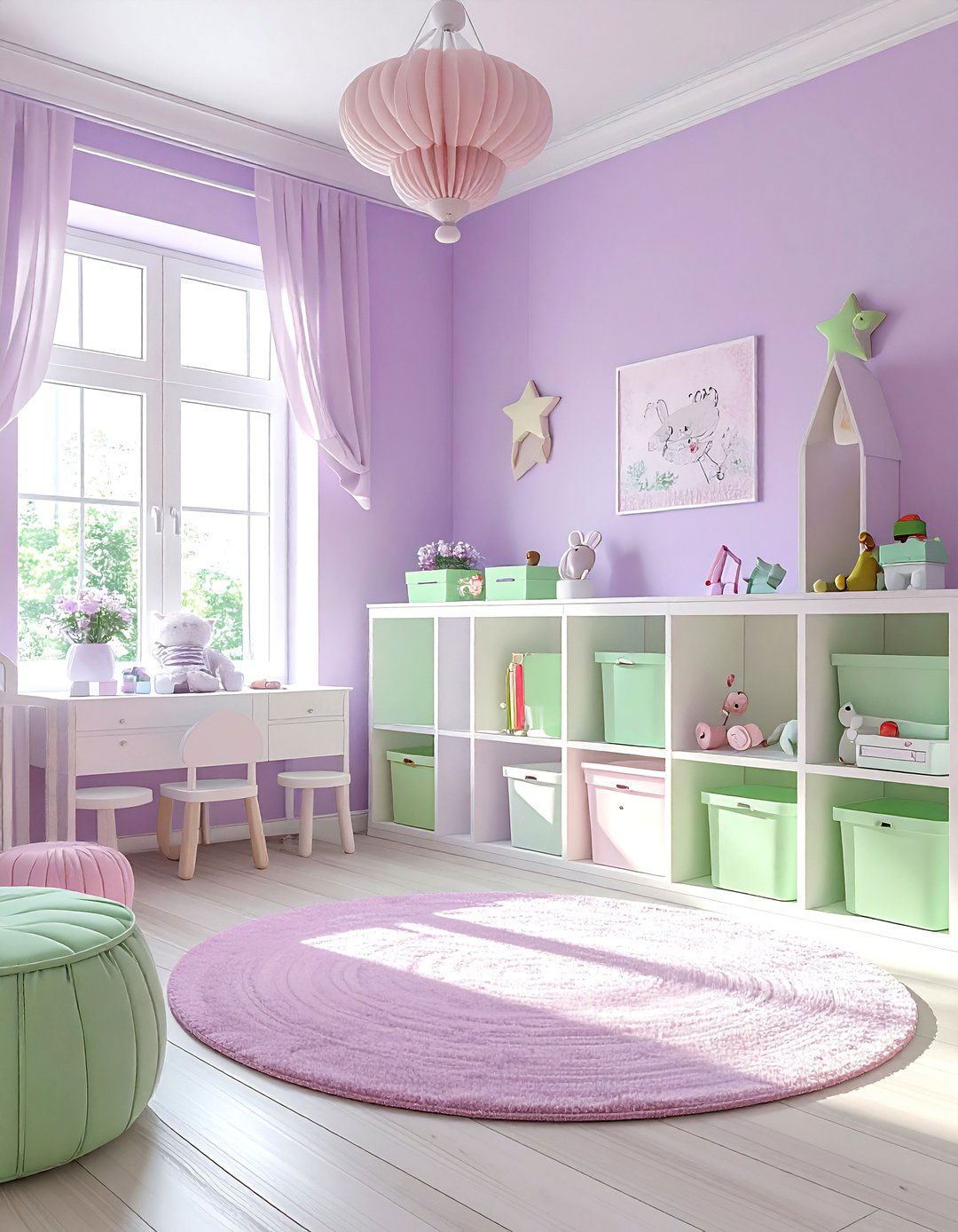 Pastel playroom - 30 playroom decor ideas