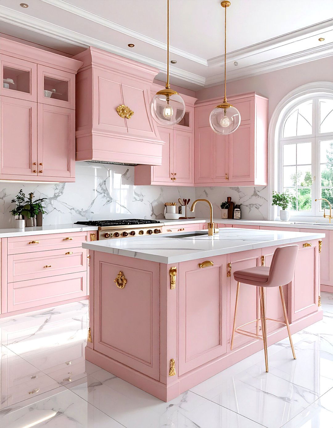 Pastel regency kitchen - 30 Hollywood regency kitchen ideas