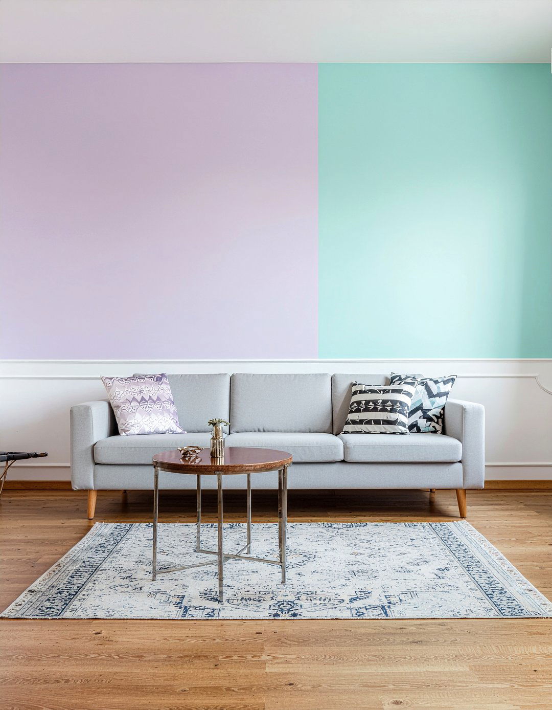 Pastel wallpaper - 30 living room modern wallpapers