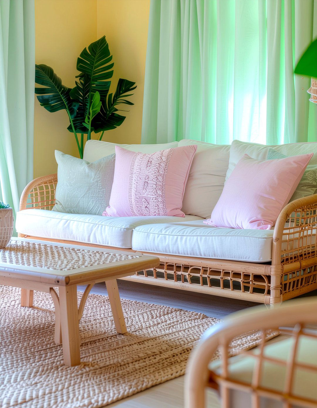 Pastel yellow living room - 30 living room yellow walls