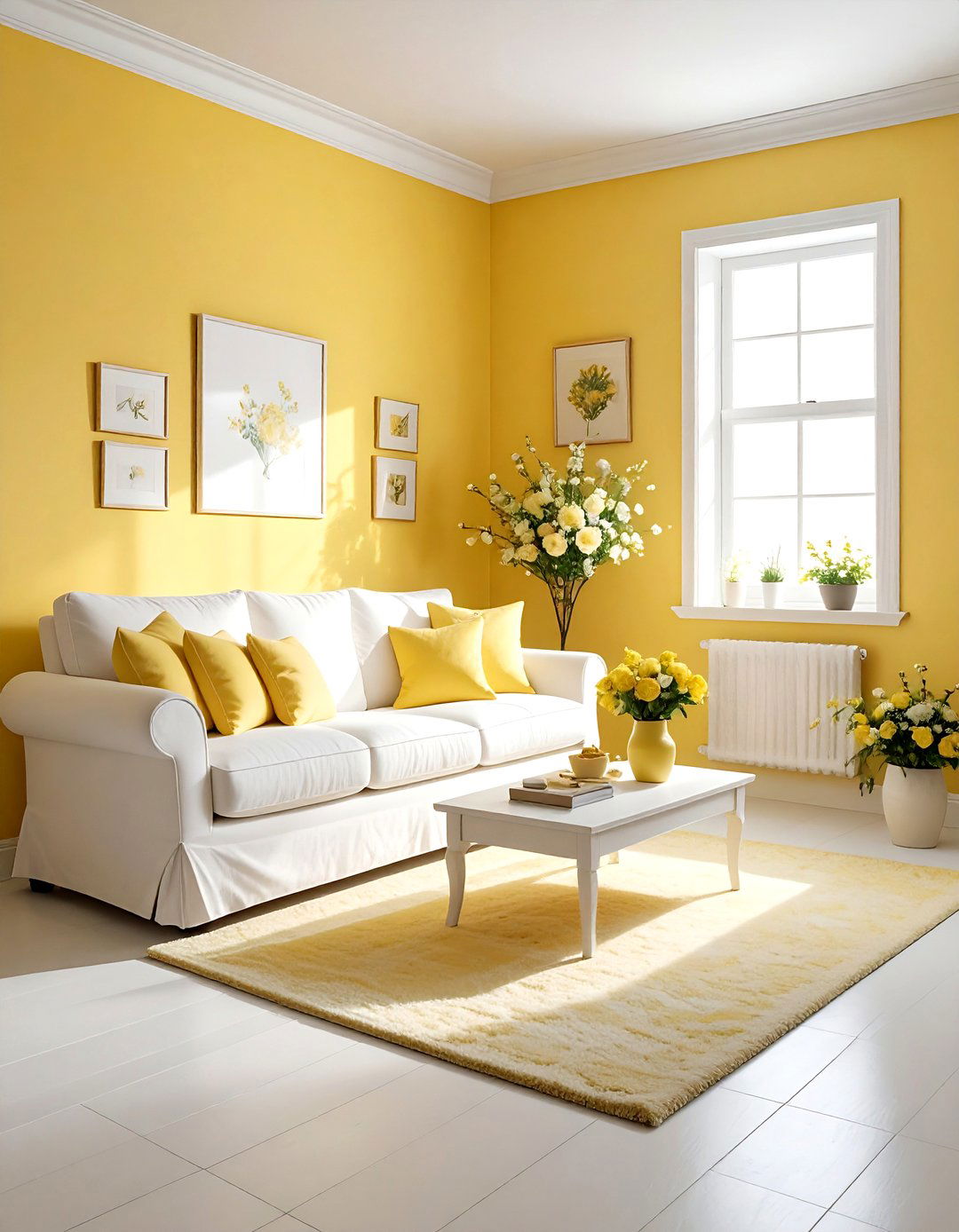 Pastel yellow living room - 30 bright yellow living room ideas