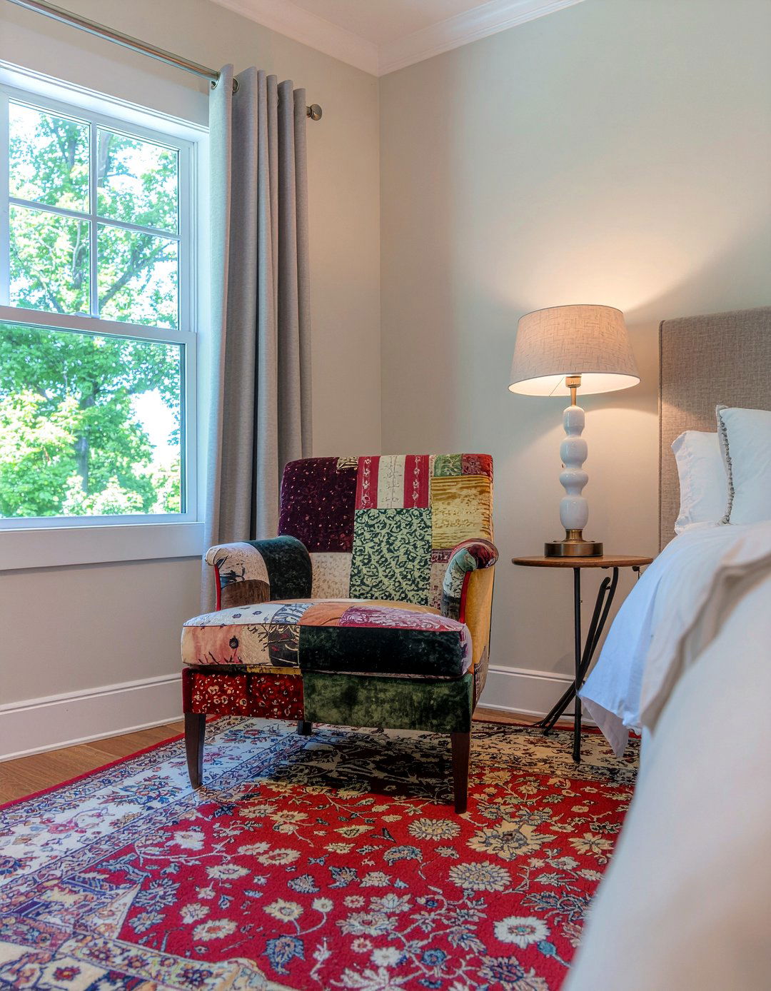 Patchwork Chair Bedroom - 30 patchwork bedroom ideas