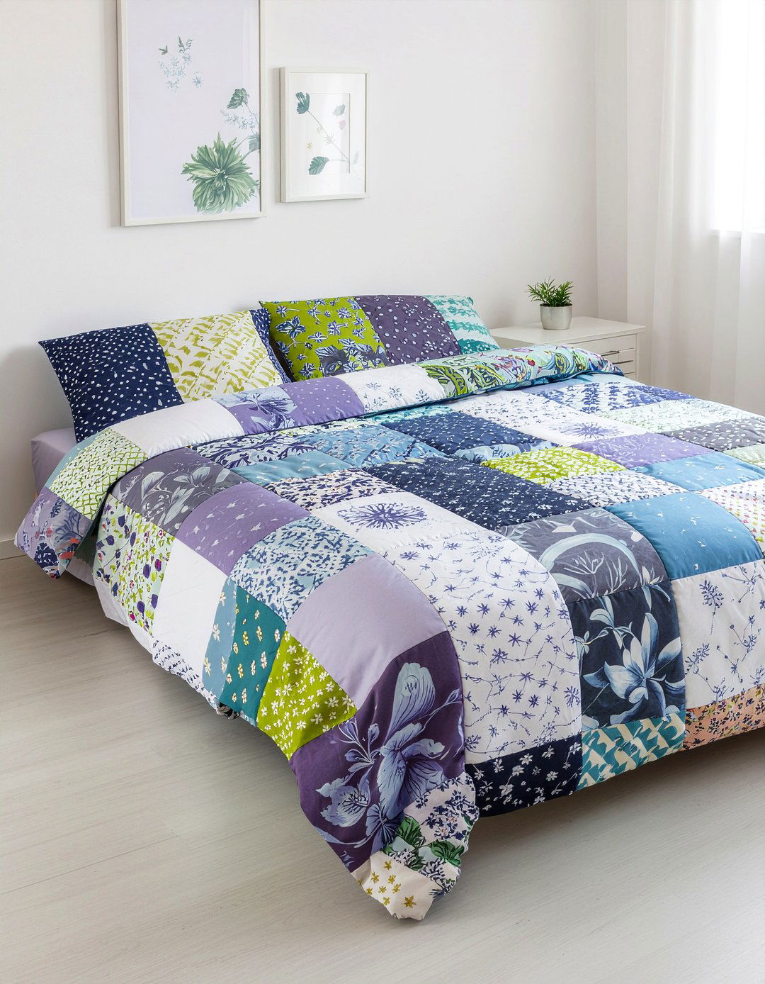 Patchwork Duvet Cover - 30 patchwork bedroom ideas