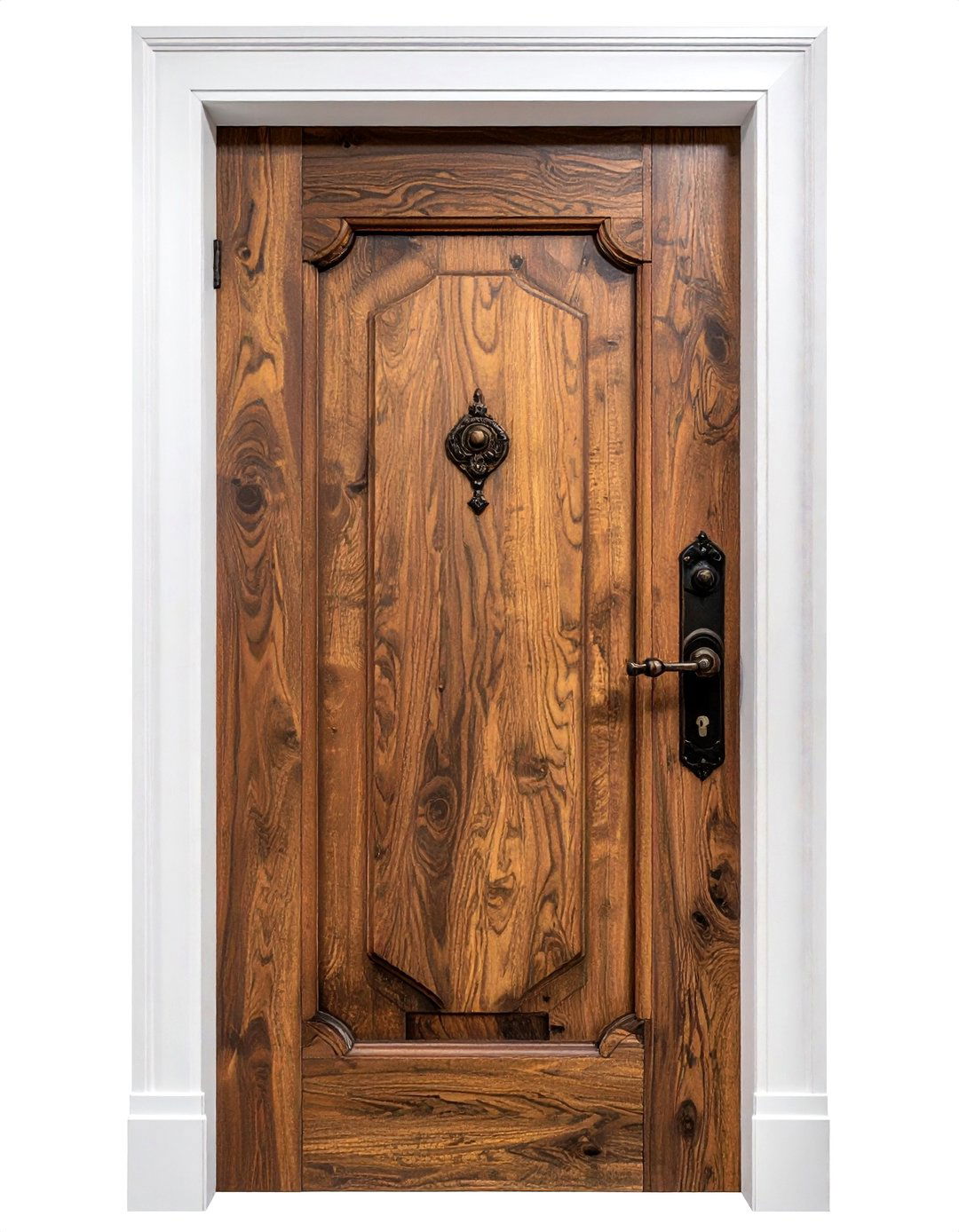 Patina door hardware - 30 rust decor ideas