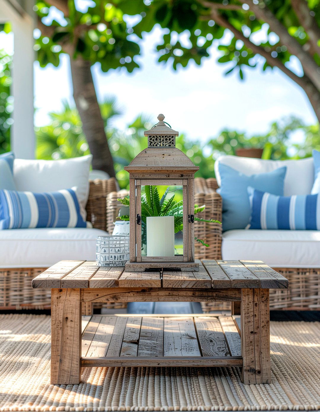 Patio Coffee Table Lantern