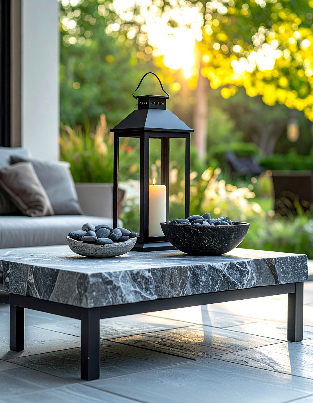 Patio Coffee Table - 30 tabletop vignette ideas