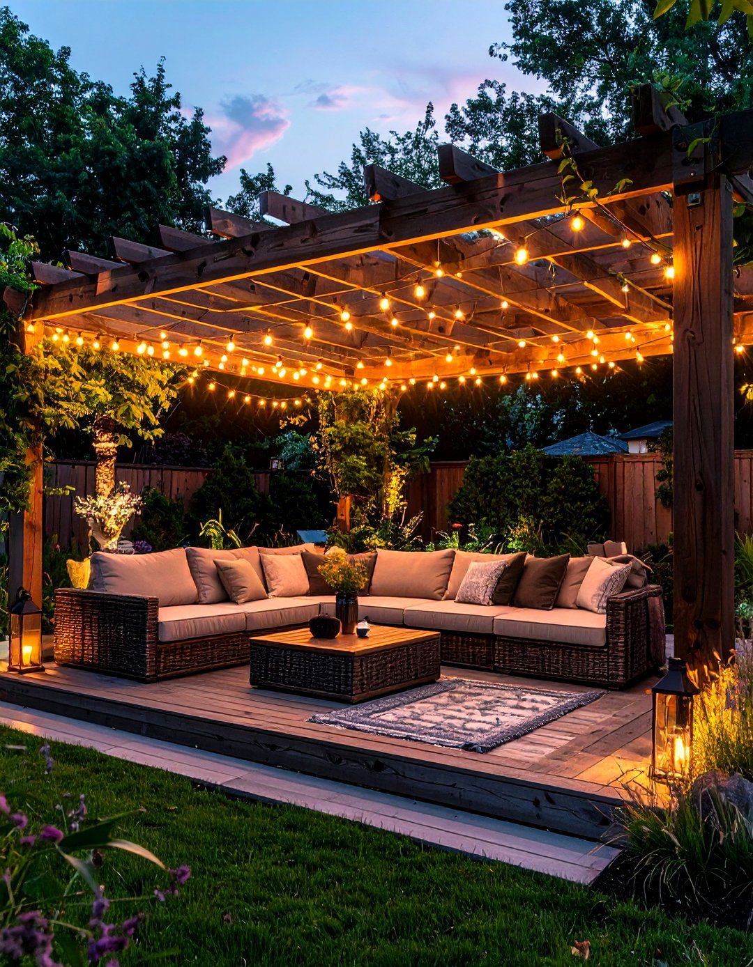 Patio lighting - 30 one-day decor project ideas