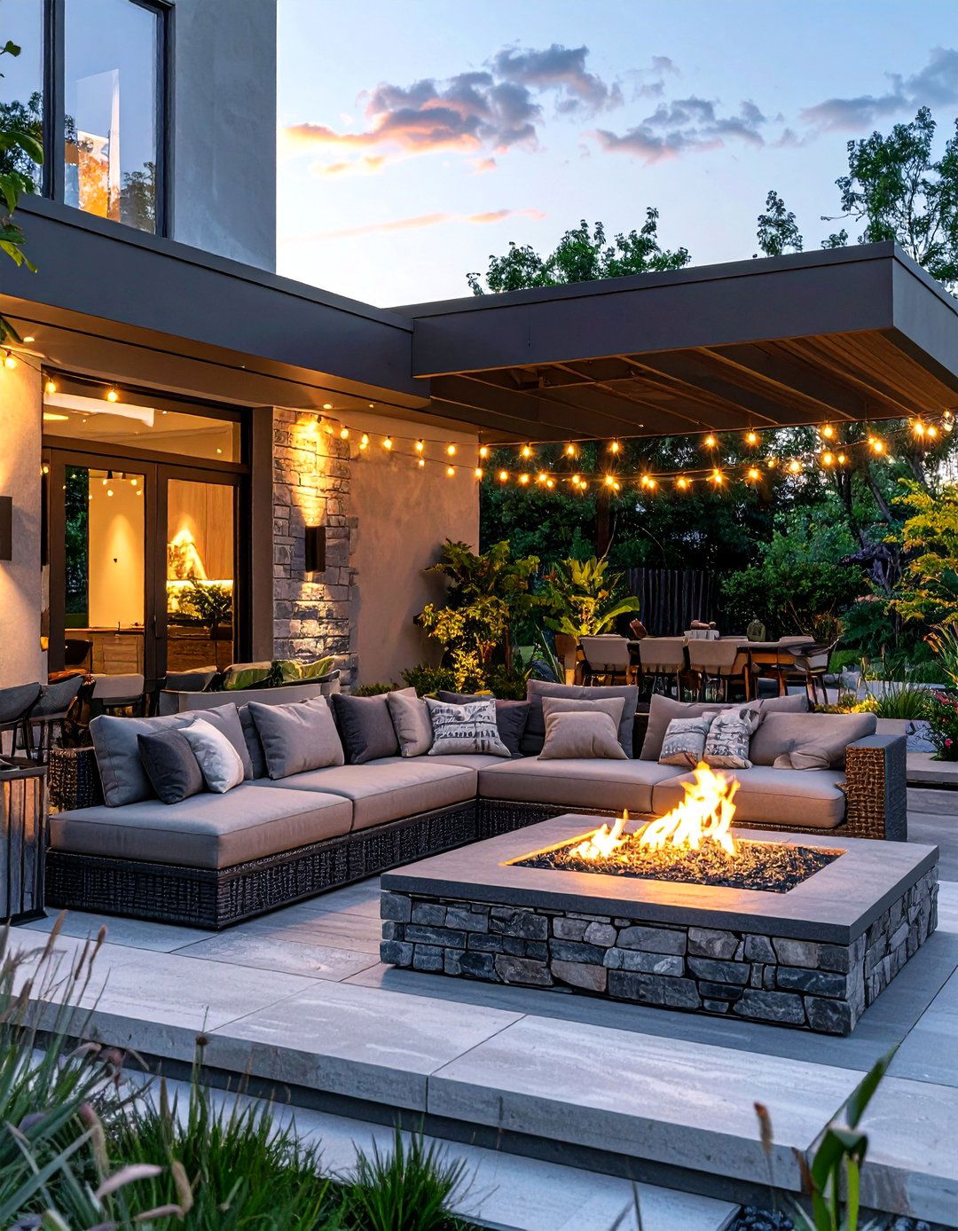 Patio seating arrangement - 30 home styling ideas