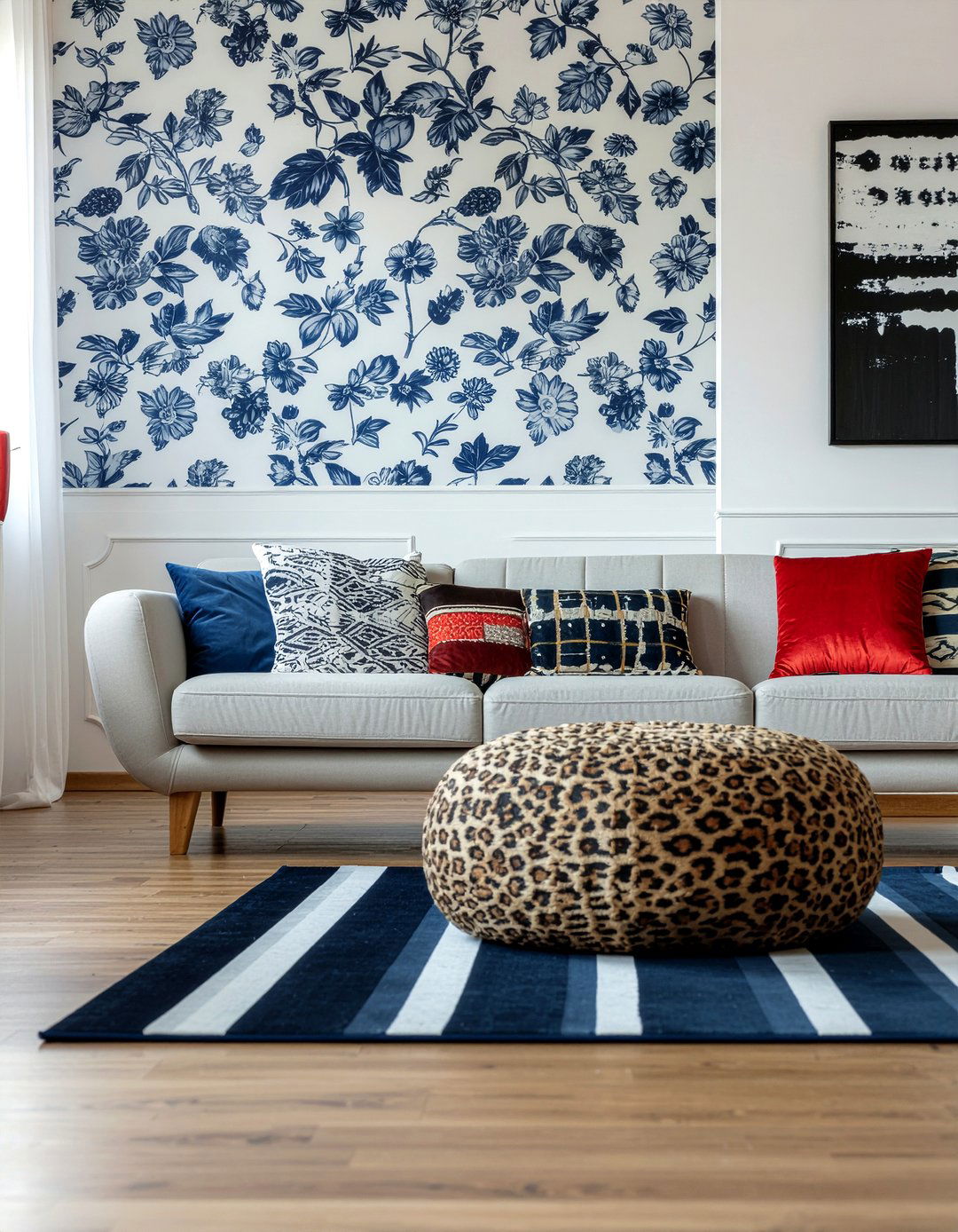 Pattern Heavy Living Room - 30 magazine living room ideas