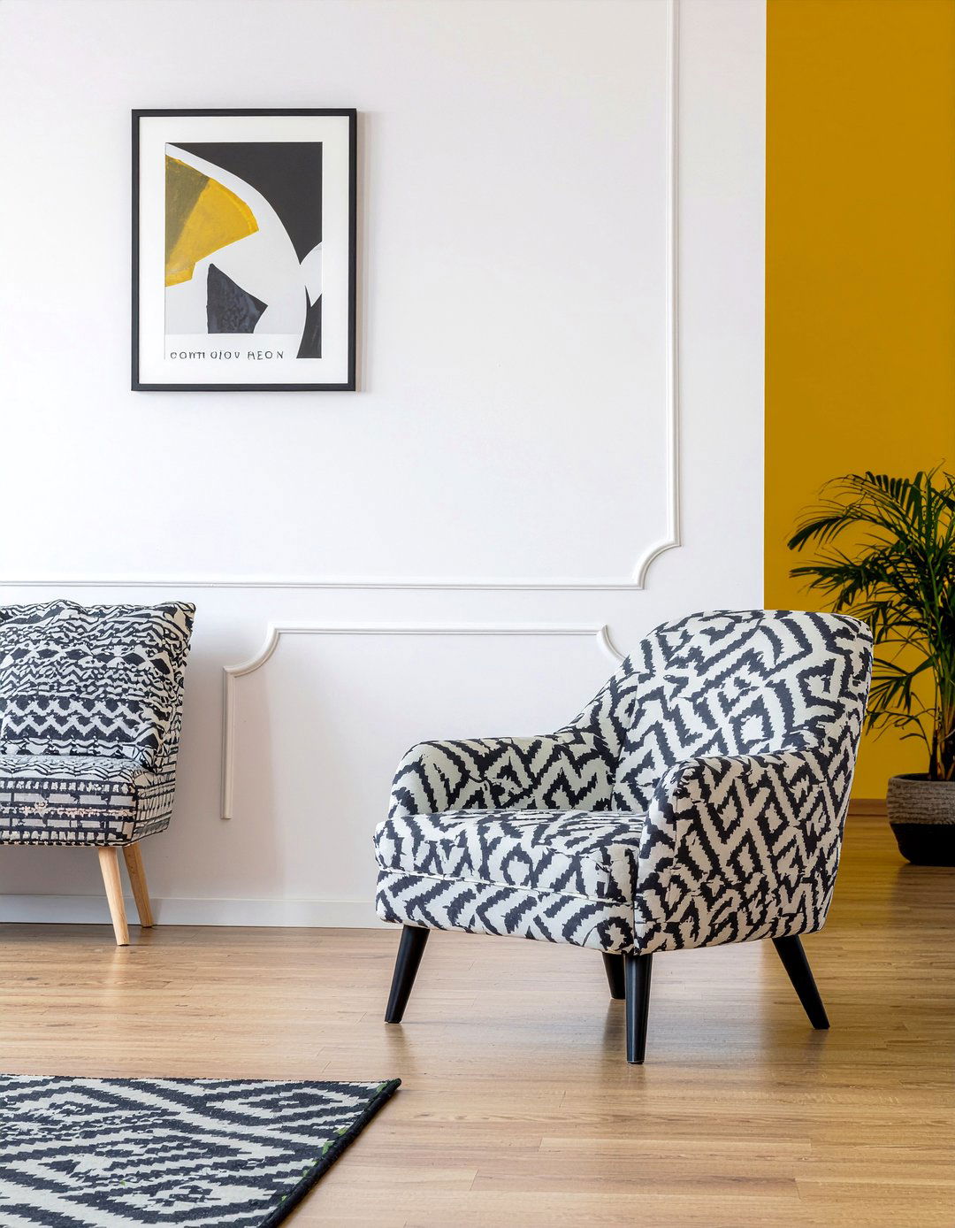 Patterned Accent Chair - 30 living room armchairs