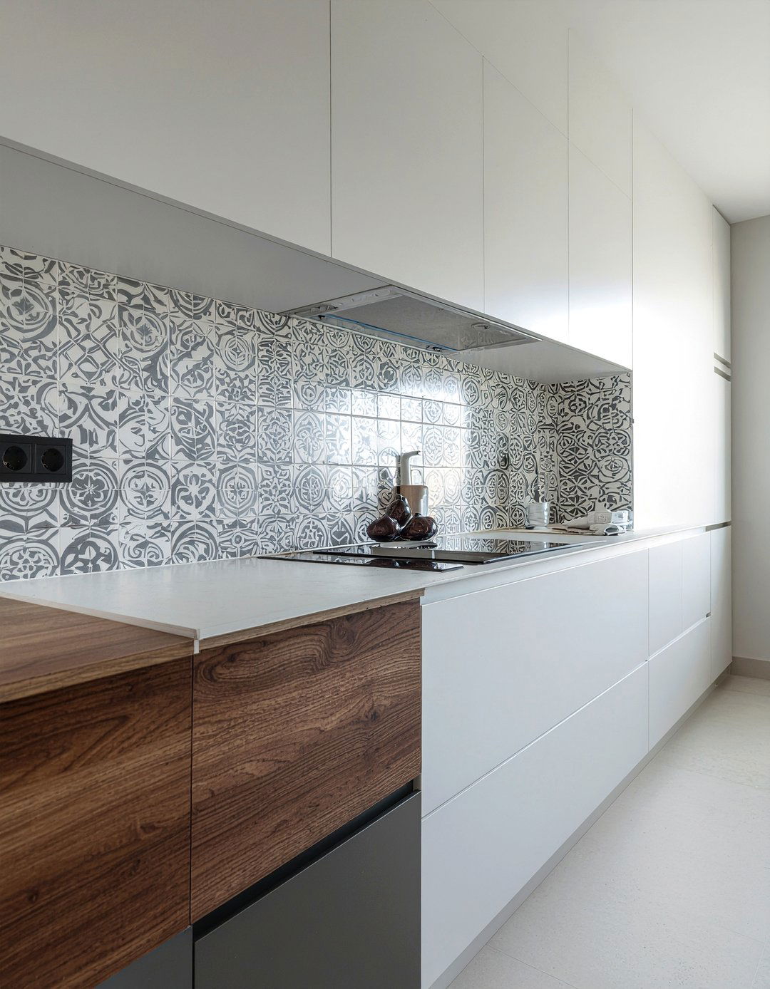 Patterned Backsplash Laminate Kitchen - 30 laminate countertop kitchen ideas