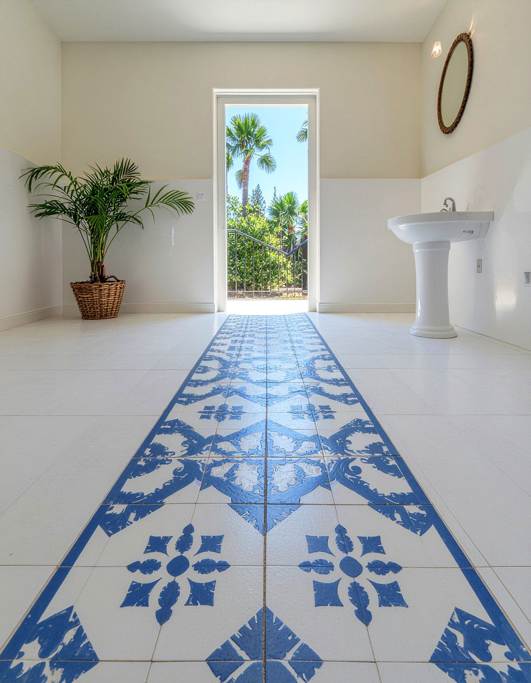 Patterned Cement Tile - 30 bathroom investment piece ideas