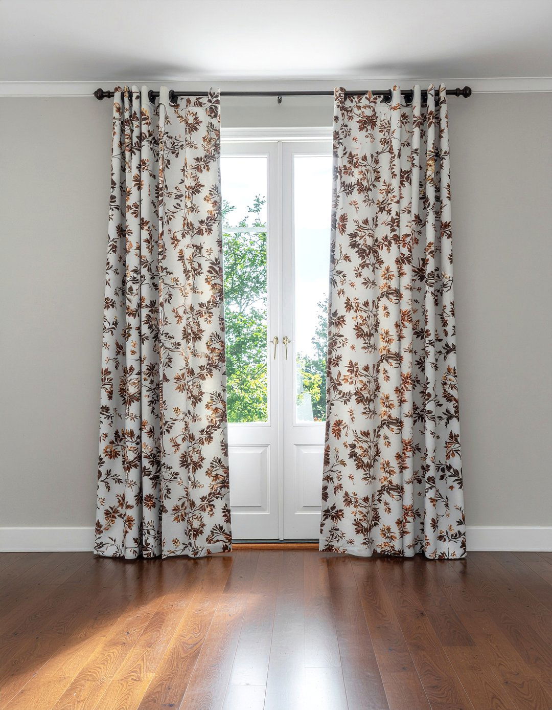 Patterned Curtains - 30 retro living room ideas