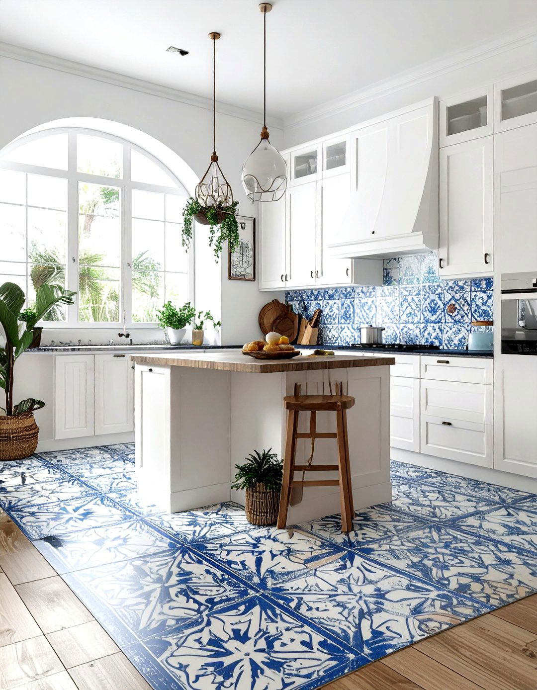 Patterned Linoleum Kitchen - 30 linoleum floor kitchen ideas